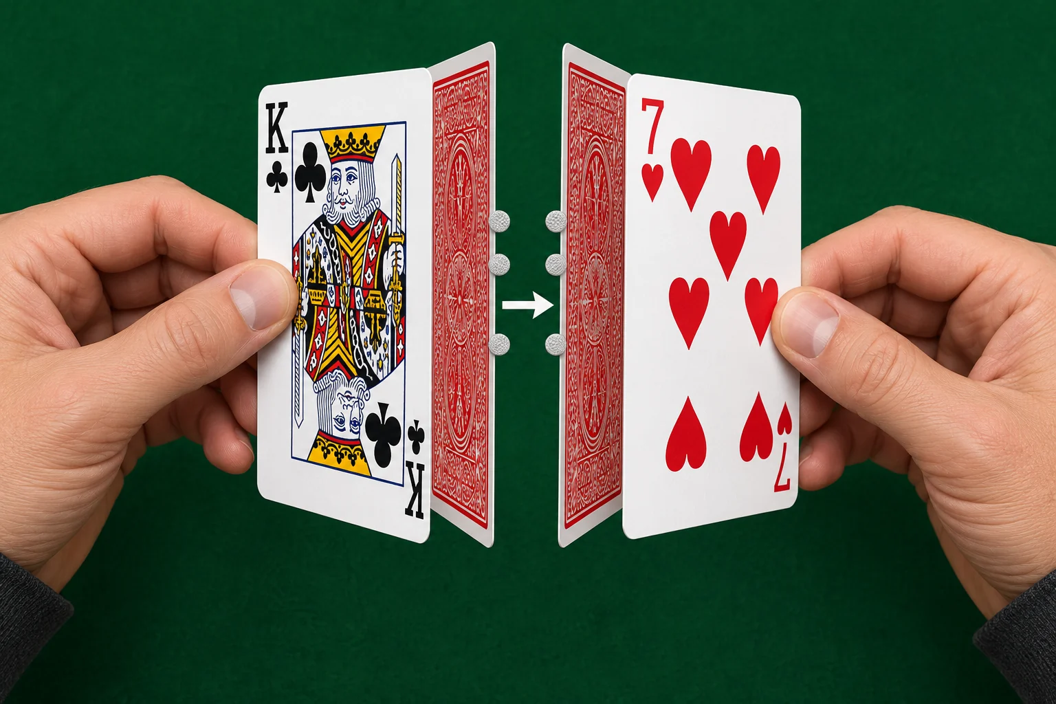 Schema perechii spate în spate din Invisible Deck