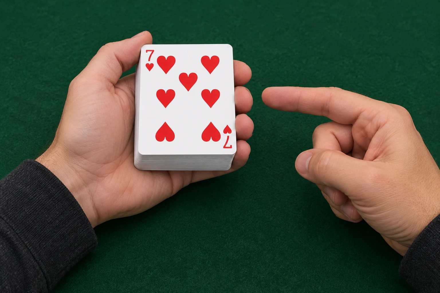 Cartea aleasă controlată deasupra pachetului